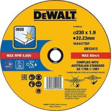 Dewalt metalni disk 230x1,9 mm