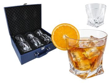 SET OD 6 ČAŠA ZA WHISKEY, ELEGANTNI ČAŠENI POKLON ZA DOM