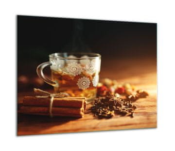 ZAŠTITNA PLOČA OD STAKLENA ZA ŠTEDNJAK 60x52 TEA