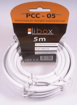 Box Koaksijalni kabel RG6 0.8/4.8 PCC05 /5m/