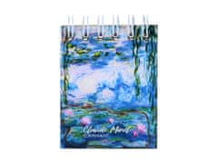 Carmani MAGNETSKI BILJEŽNICA ZA HLADNJAK CLAUDE MONET BILJEŽNICA S LIME WATER POKLON