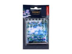 Carmani MAGNETSKI BILJEŽNICA ZA HLADNJAK CLAUDE MONET BILJEŽNICA S LIME WATER POKLON