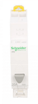 Schneider Modularna tipka 20A 1NO 1NC siva iBP A9E18033