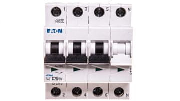 EATON Automatski osigurač 3+N C 20A 15kA AC FAZ C20/3N 278976