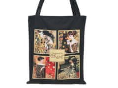 Carmani GUSTAV KLIMT KOLAŽ TORBA ZA RAME OD TKANINE EKO POKLON TORBA ZA KUPOVINU