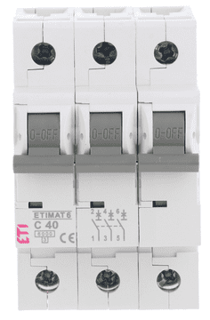 Automatski osigurač 3P C 40A 6kA AC etimat 6 002145520