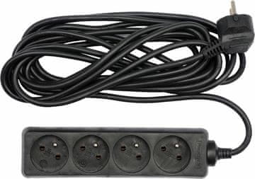 TOYA Vorel produžni kabel crni U.4g*1.5m /kućni
