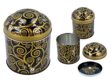 Carmani METALNA LIMENKA POSUDA ZA ČAJ GUSTAV KLIMT DRVO ŽIVOTA DAR