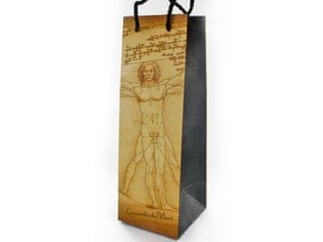 Carmani LEONARDO DA VINCI TORBA VITRUVIJEV ČOVJEK 35X15X15 ART HOME