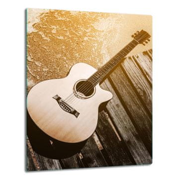 STAKLENA PLOČA PLOČA STOLA 40x52 GITARA