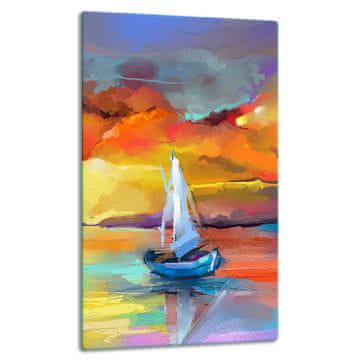 STAKLENA PLOČA PLOČA STOLA 30x52 SLIKA