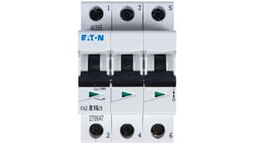 EATON Automatski osigurač 3P B 16A 15kA AC FAZ B16/3 278847