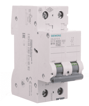 Siemens Automatski osigurač 2P B 10A 6kA AC SENTRON 5SL6210-6