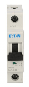 EATON Automatski osigurač 1P B 16A 15kA AC FAZ B16/1 278535