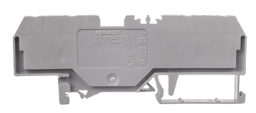 Wago 4-žilni konektor sabirnice 4 mm2 sivi 281-652