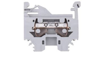 Wago 2-žilni konektor sabirnice 4 mm2 sivi 281-101