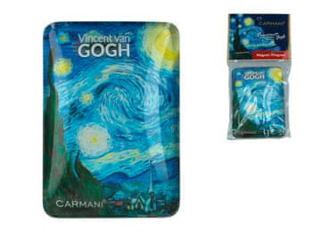 Carmani VAN GOGH ZVJEZDANA NOĆ MAGNET ZA HLADNJAK SLIKA UMJETNIČKI POKLON