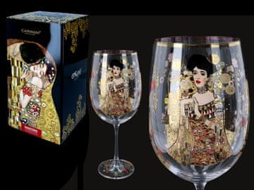 Carmani ČAŠA ZA VINO GUSTAV KLIMT ADELE BLOCH POKLON ČAŠA