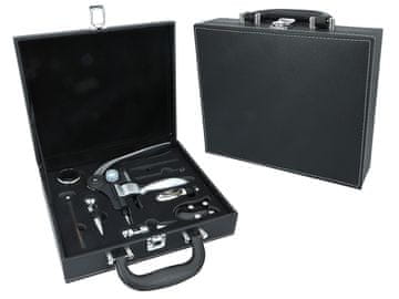 Set vinskih dodataka u koferu (7 komada)
