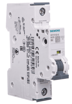 Siemens Automatski osigurač 1P B 2A 6kA AC SENTRON 5SY6102-6