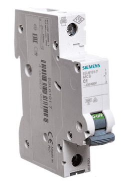 Siemens Automatski osigurač 1P C 1A 6kA AC Sentron 5SL6101-7