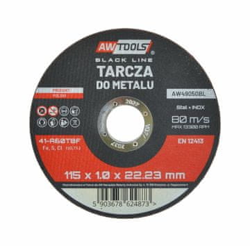 awtools metalni disk 115*1,0 mm crna linija