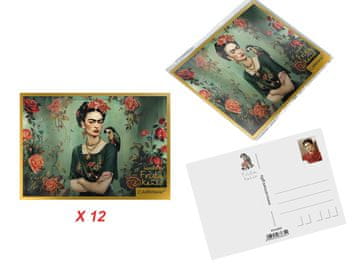 Carmani SET OD 12 POKLON RAZGLEDNICA S FRIDOM KAHLO