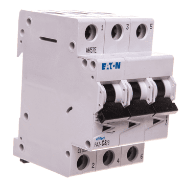 EATON Automatski osigurač 3P C 8A 15kA AC FAZ C8/3 278868