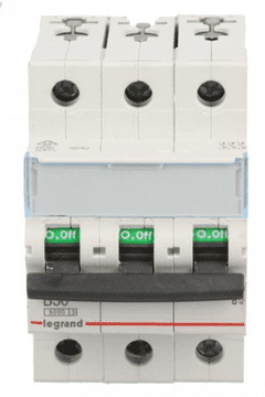 LEGRAND Automatski osigurač 3P B 50A 6kA AC S303 TX3 403407