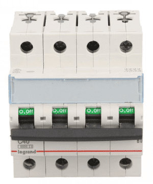 LEGRAND Automatski osigurač 4P C 40A 6kA AC S304 TX3 403566