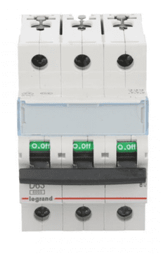 LEGRAND Automatski osigurač 3P D 63A 6kA AC S303 TX3 403761