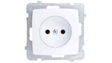 COS.PEL Karo jedna utičnica crna bijela GP-1S/m/00