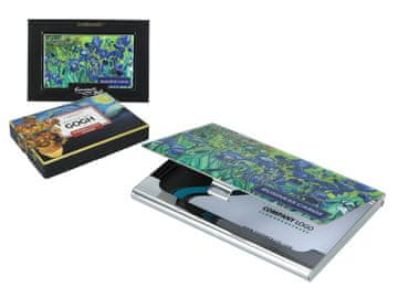 Carmani METALNI DRŽAČ ZA POSJETNICE VAN GOGH FUTROLA ZA POSJETNICE PERUNIKE SLIKARSTVO