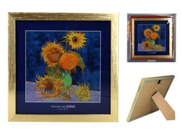 Carmani REPRODUKCIJA SLIKE VINCENT VAN GOGH 4 SUNCOKRETOVA SLIKA U DEKORATIVNOM OKVIRU