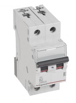 LEGRAND Automatski osigurač 2P B 2A 6kA AC S302 TX3 403380