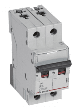 LEGRAND Automatski osigurač 2P B 4A 6kA AC S302 TX3 403382