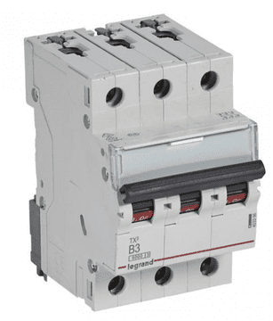 LEGRAND Automatski osigurač 3P B 3A 6kA AC S303 TX3 403396