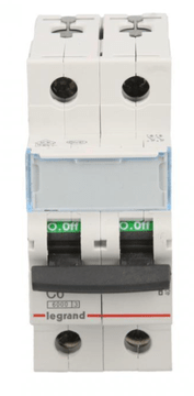 LEGRAND Automatski osigurač 2P C 6A 6kA AC S302 TX3 403524