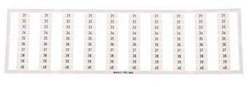 Wago WMB markeri 10x 31-40 793-605 /5 kom./