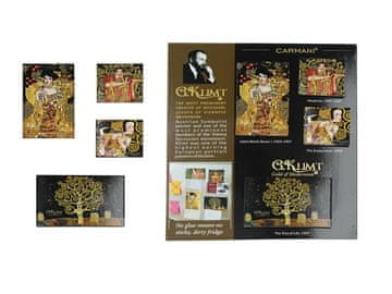 Carmani SET OD 4 KLIMT MAGNETA ZA HLADNJAK, SET UMJETNIČKIH SLIKA