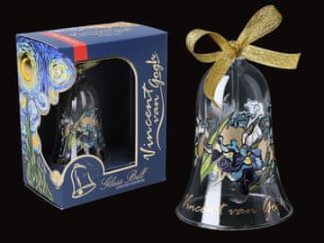 Carmani DEKORATIVNO PORCULANSKO ZVONO VAN GOGH IRIS ZA POKLON 2