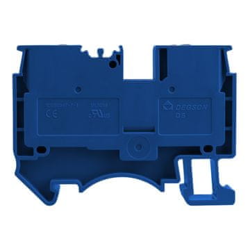DE Plavi 6mm2 1P UL 5637 terminalni blok