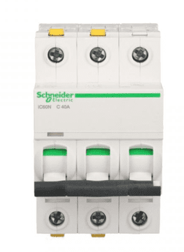 Schneider Automatski osigurač 3P C 40A 6kA AC iC60N-C40-3 Acti9 A9F04340
