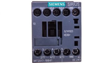 Siemens Kontaktor napajanja 12A 3P 24V DC 1Z 0R S00 3RT2017-1BB41