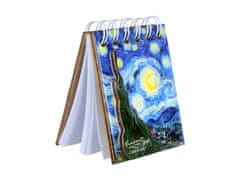 Carmani VAN GOGH ZVJEZDANA NOĆ MAGNETNI BILJEŽNICA ZA HLADNJAK