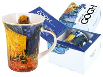 Carmani VAN GOGH PORCULANSKA ŠALICA ZA TERASU KAVANA NOĆU ZA ČAJ KAO POKLON