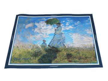 Carmani PODSTUPNIK MONET ŽENA S KIŠOBRANOM DEKORACIJA ZA DOM