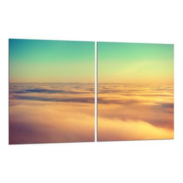 2x ZAŠTITNA PLOČA OD STAKLA ZA ŠTEDNJAK 40x52 SKY