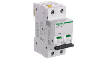 Schneider Automatski osigurač 2P C 6A 10kA AC iC60H-C6-2 Acti9 A9F07206