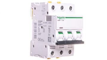 Schneider Automatski osigurač 3P C 2A 10kA AC iC60H-C2-3 Acti9 A9F07302